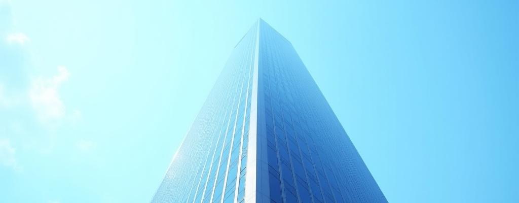 하늘 높이 솟은 현대적인 도심 타워